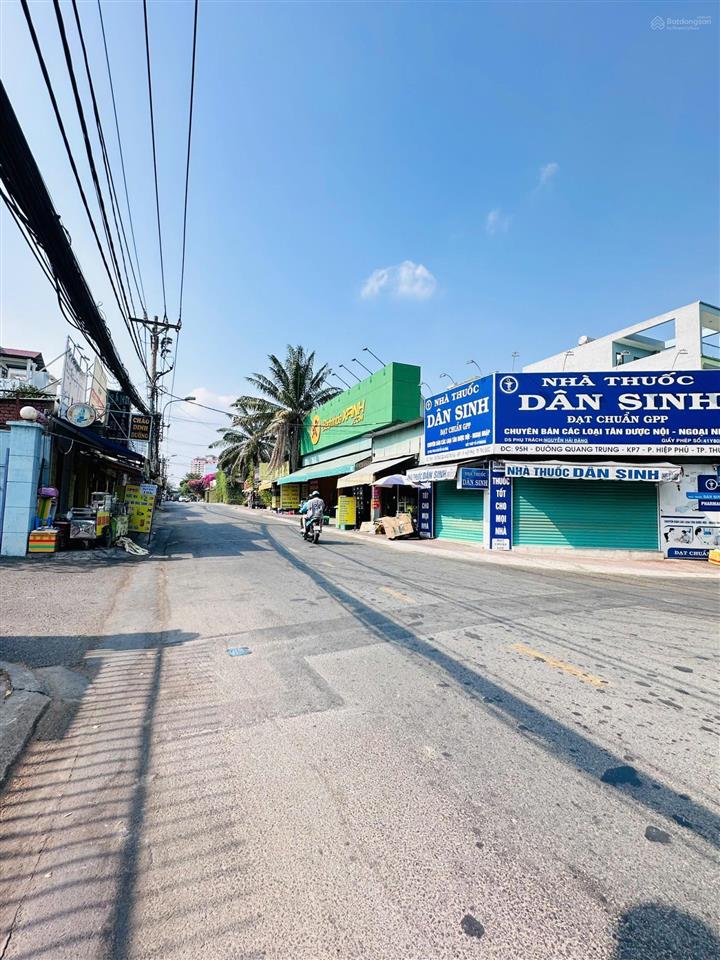 Bán đất mặt tiền đường quang trung p. tnpb, vị trí đẹp, kinh doanh sầm uất giá 8,6 tỷ còn tl