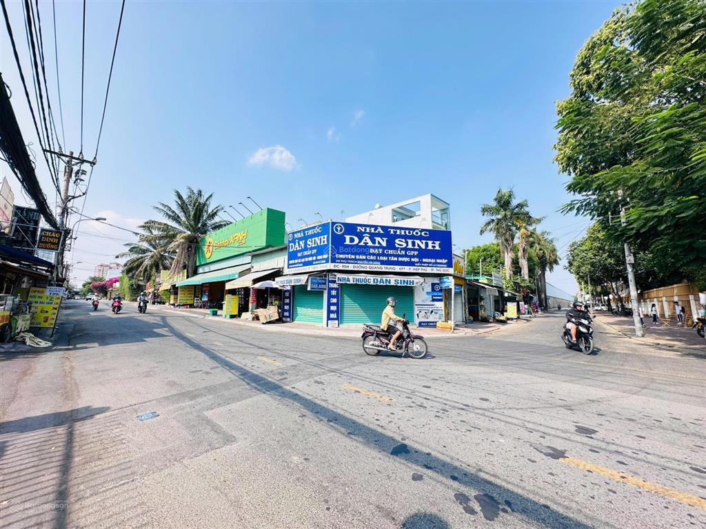 Bán đất mặt tiền đường quang trung p. tnpb, vị trí đẹp, kinh doanh sầm uất giá 8,6 tỷ còn tl