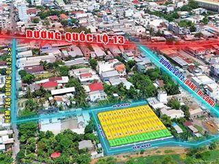 Bán lô đất mới tách hẻm xe tải đường ql 13 p.hiệp bình phước từ 7 tỷ dt 100m2 ngang 4m giá f0