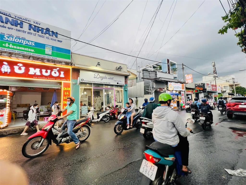 Hiếm bán nhà 2 tầng mặt tiền đường chương dương p.linh chiểu, 125m2 ngang 6,1m khu kinh doanh tốt