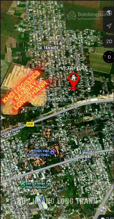 6m x 20m thổ cư, đường nhựa ngay kho logistics chủ cần bán gấp