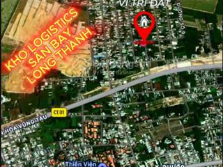 6m x 20m thổ cư, đường nhựa ngay kho logistics chủ cần bán gấp