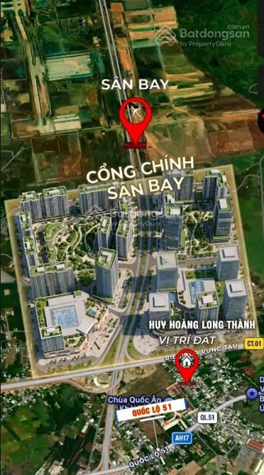 8m x 32m thổ cư 100% ngay đường vào sân bay, chủ cần bán gấp