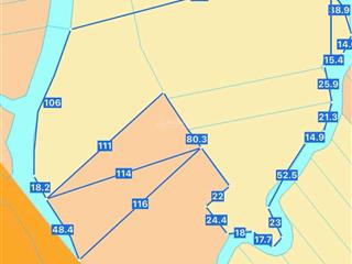 2,8ha mặt tiền liên cảng đại phước đất lúa giá 2,2 triệu /m2