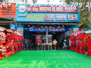 SANG NHƯỢNG GẤP NHÀ HÀNG HƯƠNG VỊ MỚI – MẶT TIỀN TÊN LỬA, HỒ CHÍ MINH
