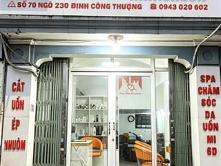 CHÍNH CHỦ CẦN SANG NHƯỢNG CỬA HÀNG TÓC CÓ GÁC Ở LẠI ĐƯỢC TẠI HÀ NỘI