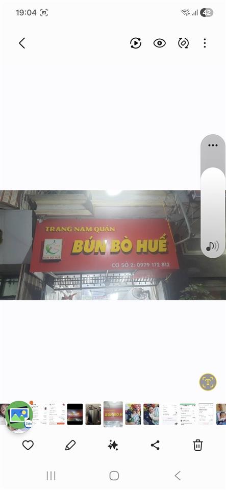 CHÍNH CHỦ CẦN SANG NHƯỢNG QUÁN BÚN BÒ HUẾ TẠI HÀ NỘI