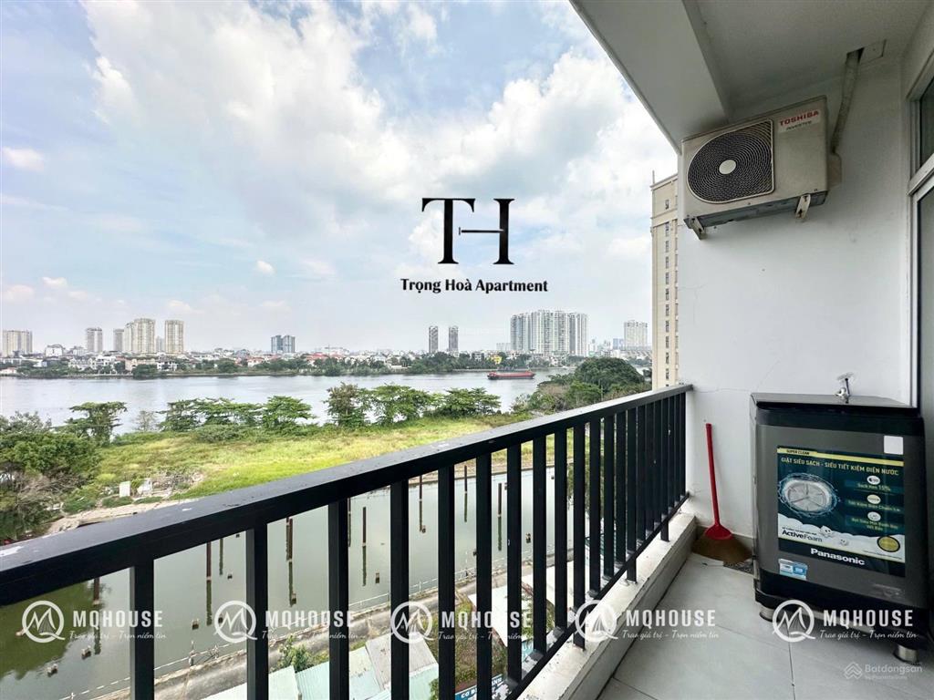 Khai trương căn hộ 1 phòng ngủ ban công, máy giặt riêng, full nội thất mới 100%