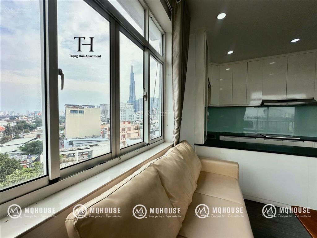 Khai trương căn hộ 1 phòng ngủ ban công, máy giặt riêng, full nội thất mới 100%