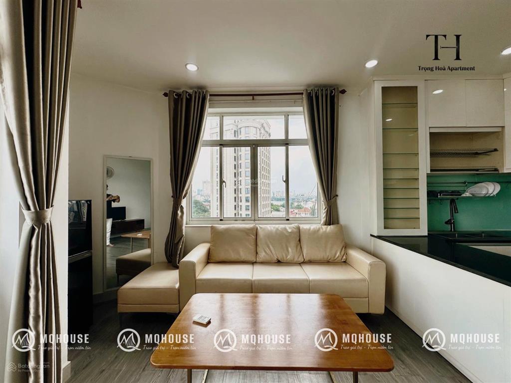 Khai trương căn hộ 1 phòng ngủ ban công, máy giặt riêng, full nội thất mới 100%