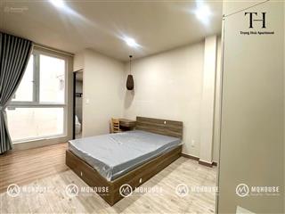 1 phòng ngủ  45m2  full nội thất, giặt/sấy riêng  7 phút đến vlu, uef, hiu, landmark81