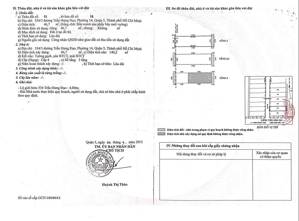 Bán gấp nhà riêng giá cực chất tại trần hưng đạo, 6,9 tỷ, 46,7 m2, p 4, q5, tp.hcm
