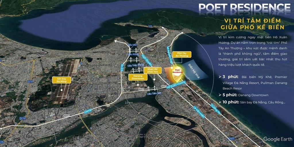 Chi tiết chiết khấu the poet residence giá tốt nhất thị trường, sở hữu lâu dài ở mặt biển mỹ khê