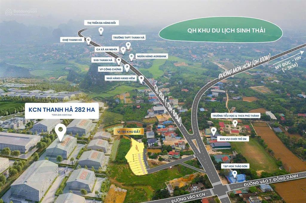 Bán đất ngã ba thị trấn ba hàng đồi, lạc thủy, hoà bình cách an phú, mỹ đức, hà nội chỉ 3km