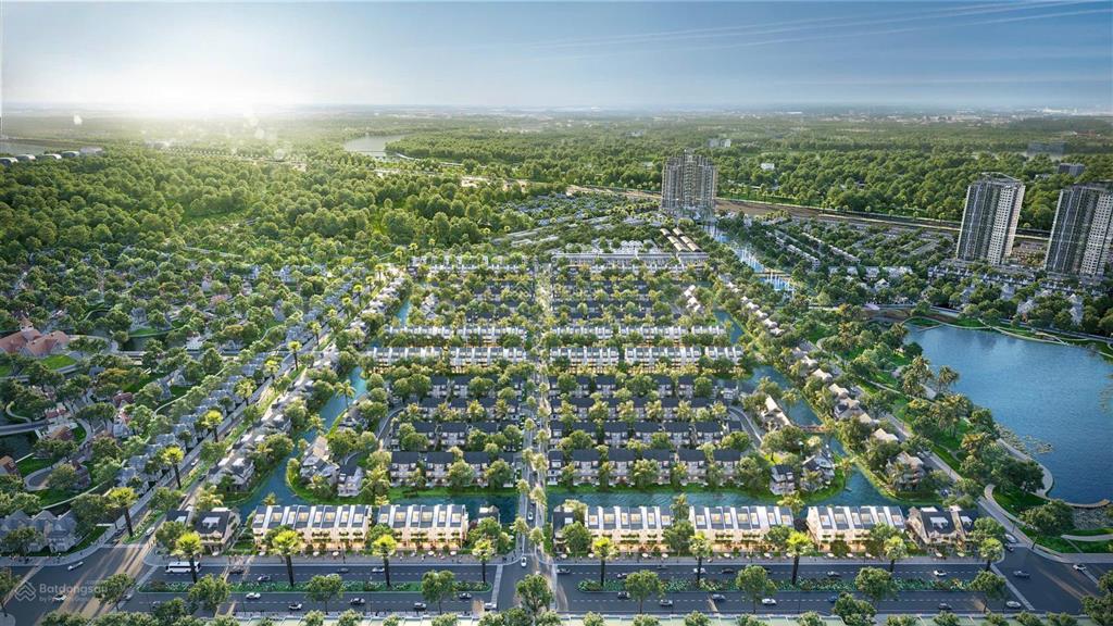 Biệt thự đảo song lập cạnh góc view hồ 209m2 central island  eco central park