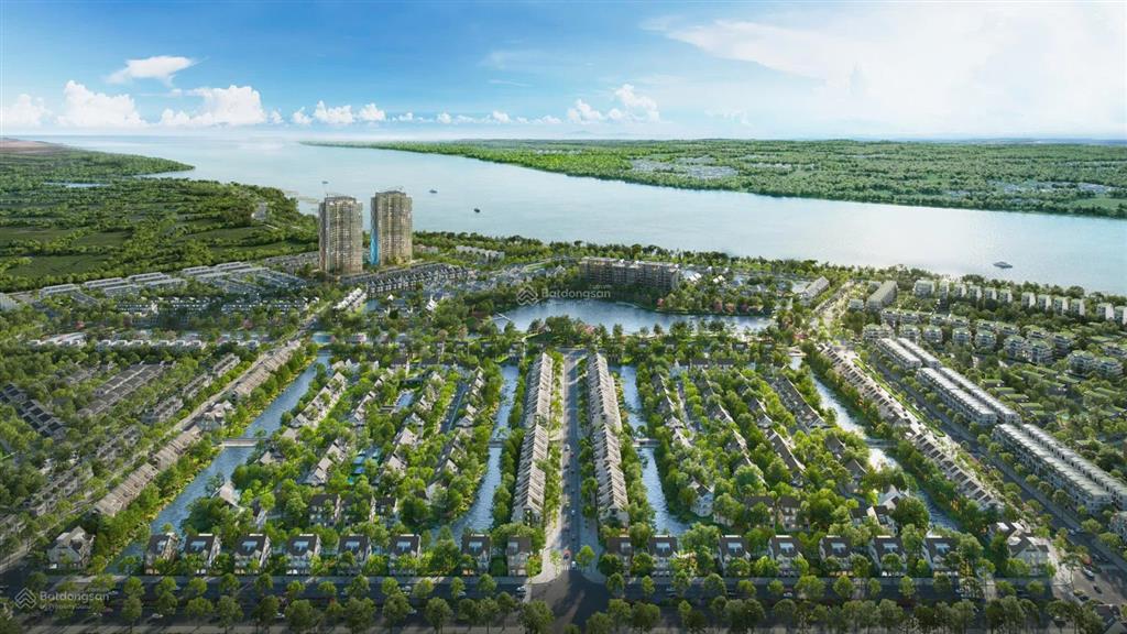Biệt thự đảo song lập cạnh góc view hồ 209m2 central island  eco central park