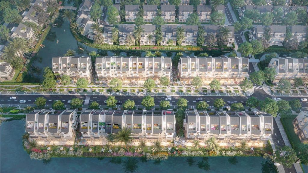 Biệt thự đảo song lập cạnh góc view hồ 209m2 central island  eco central park