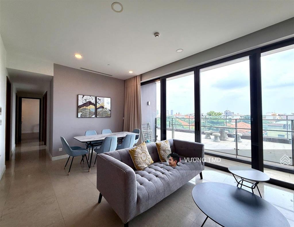 Cho thuê căn hộ the nassim thảo điền 3pn 3wc 123m2 + 50m2 sân vườn trước mặt giá chỉ 102triệu