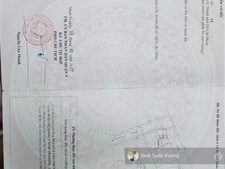 Cần bán gấp lô đất 2 mặt tiền 88,3m2 đường 8m hẻm 218 võ văn hát giá 4,2 tỉ