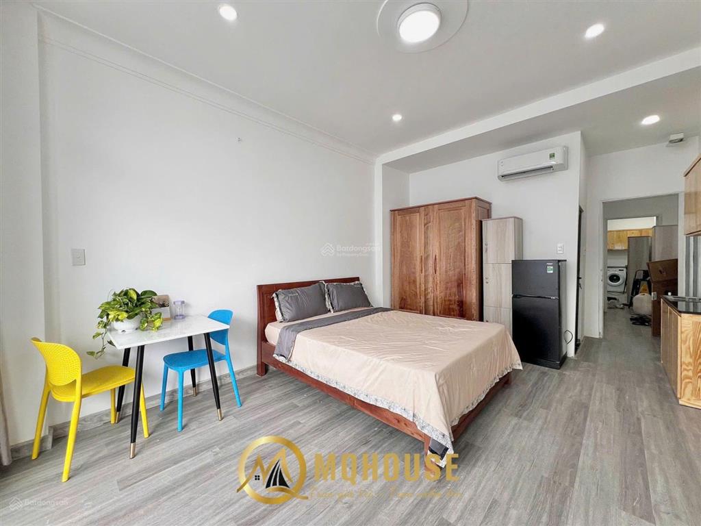 Cho thuê studio bancol ánh sáng tự nhiên đầy đủ , full nt, nhà mới đẹp, ngay chợ bà chiểu