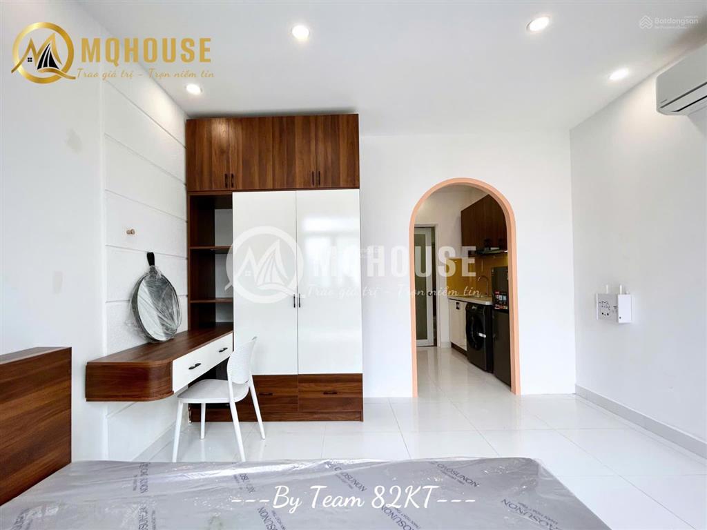 Cho thuê căn hộ 1pn ban công 45m² full nội thất cao cấp ngay phố thời trang lê văn sỹ