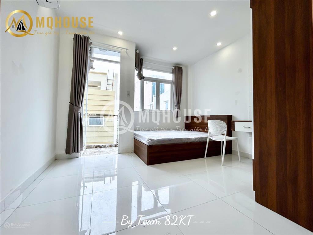 Cho thuê căn hộ 1pn ban công 45m² full nội thất cao cấp ngay phố thời trang lê văn sỹ