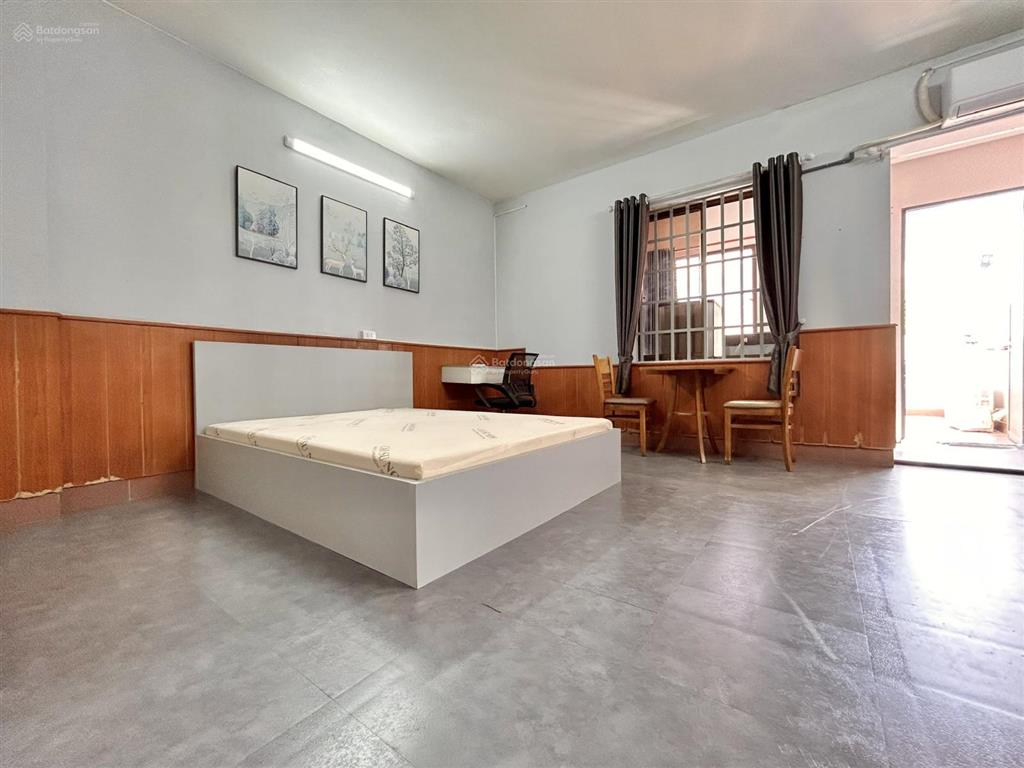 Cho thuê 1pn ban công 65m² cực rộng rãi, full nội thất sẵn máy giặt riêng ngay chợ bà chiểu