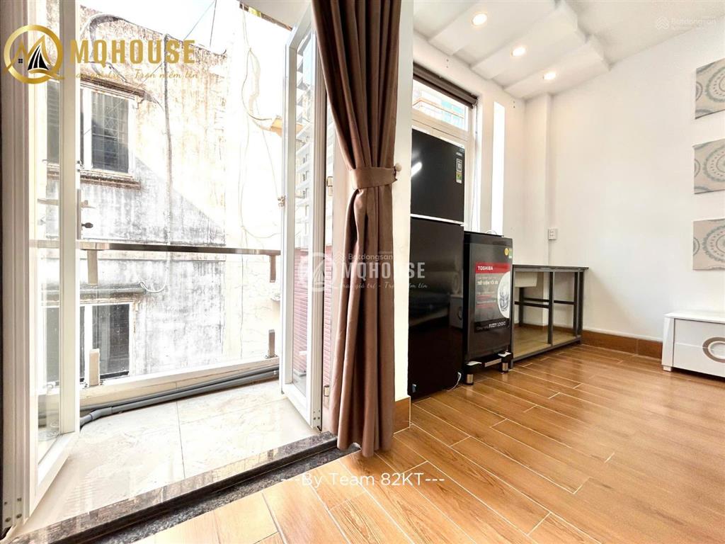 Cho thuê căn hộ studio 60m2 cực rộng full nội thất có máy giặt riêng ngay công viên gia định