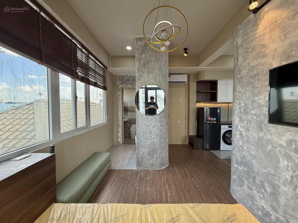Penhouse 1pn 65m2 nội thất cao cấp có bồn tắm cực chill ngay cv gia định  phan xích long deco đẹp