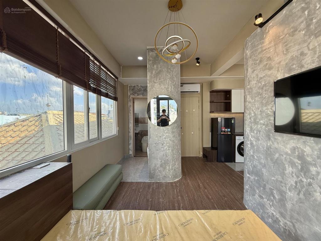 Penhouse 1pn 65m2 nội thất cao cấp có bồn tắm cực chill ngay cv gia định  phan xích long deco đẹp