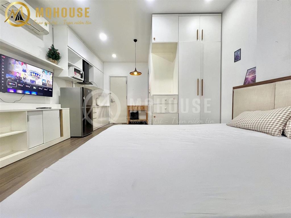 Chung cư mini 1pn bancol 55m2 rộng rãi, ngay nguyễn cửu vân giáp q1, q2, q3 phòng ngon