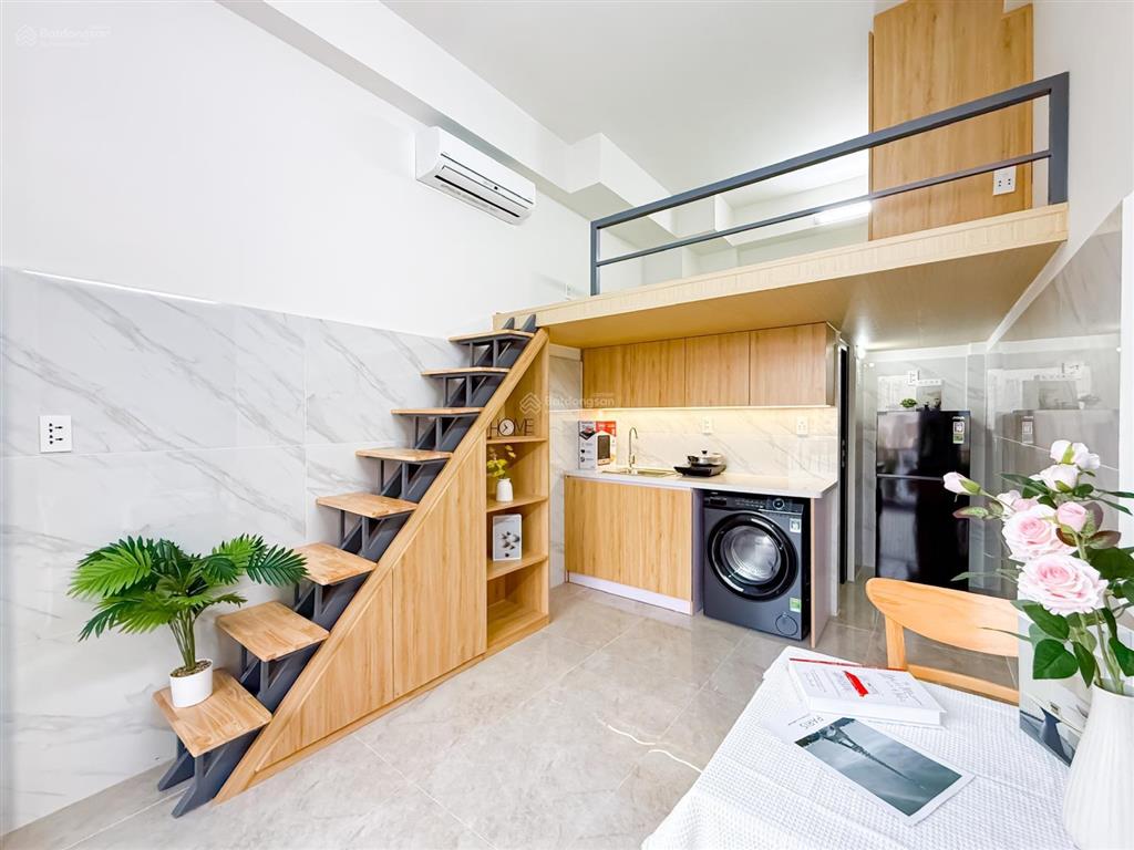 Căn hộ mới duplex bancol full nội thất có máy giặt riêng, thoáng mát, sát lotte mart, him lam, rmit