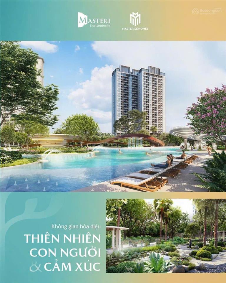 Vốn ban đầu 1,15 tỷ, sở hữu ngay căn 1n + dt 46,9m2, masteri era landmark 4 năm không lo gốc lãi