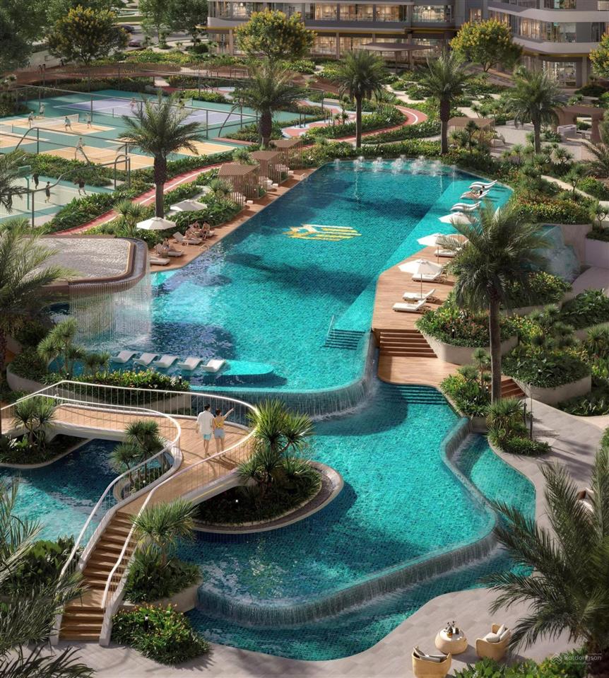 Bán 4 phòng ngủ (lift) 135m2 siêu sang chỉ 9,5 tỷ view trực diện hồ tạo sóng 18ha, thang máy riêng