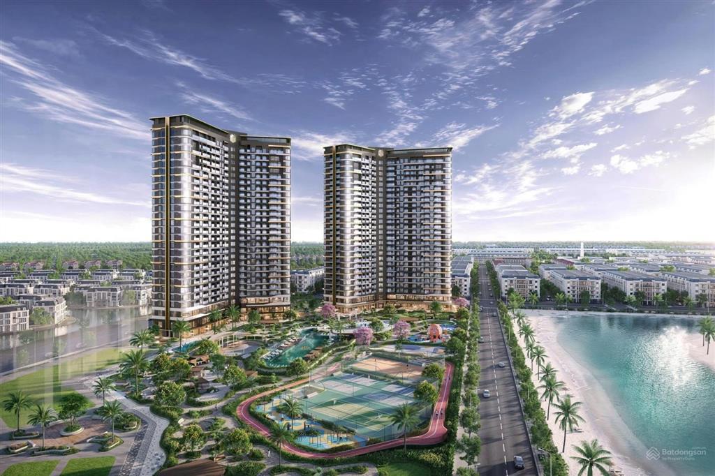 Bán 4 phòng ngủ (lift) 135m2 siêu sang chỉ 9,5 tỷ view trực diện hồ tạo sóng 18ha, thang máy riêng