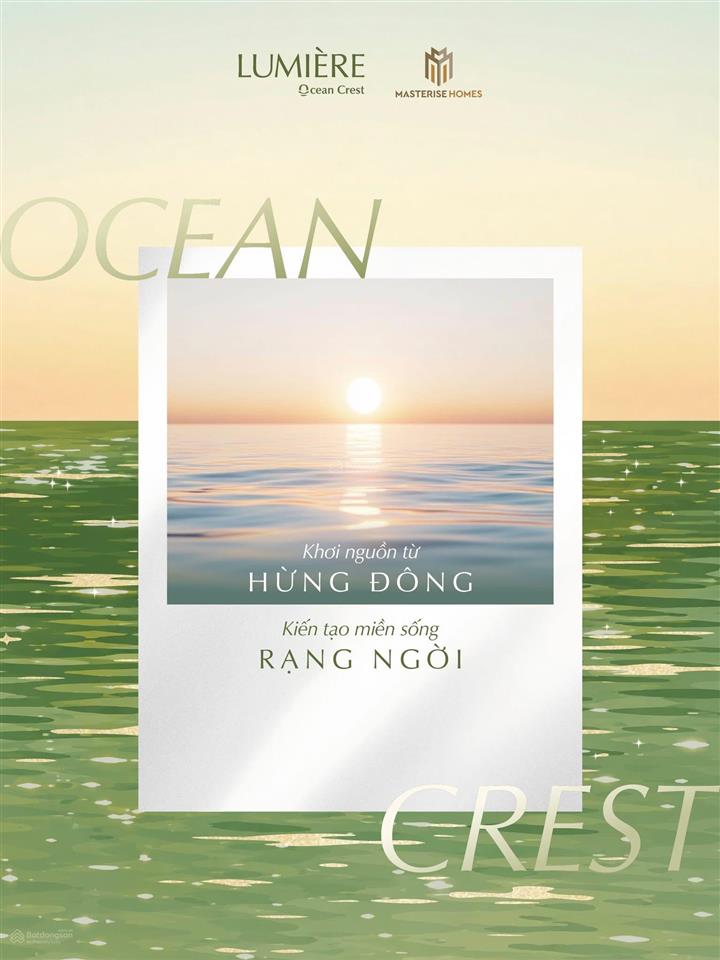 Bán studio, 2,3 tỷ, 31,9m2, giá tốt, view đẹp tại lumière ocean crest ocean park