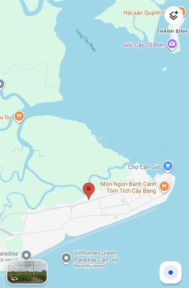 Bán gấp 1000m² đất đã lên thổ cư ngay thị trấn cần giờ đường lương văn nho