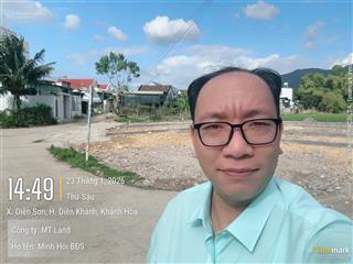 Bán đất diên sơn diên khánh giá chỉ 1 tỷ 050 có sổ, mua là xây ngay!