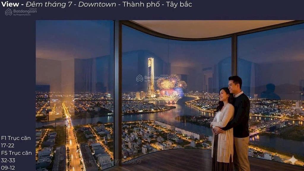 Fours tower  căn 1 ngủ + , rộng như 2 ngủ, giá tốt nhất thị trường đà nẵng tháng 5