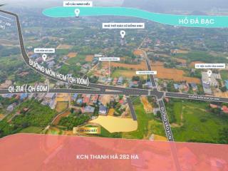 Bán đất 104m2 tại ngã tư an phú, mỹ đức, hà nội, chỉ với 799 triệu, cách đường mòn hcm 30m