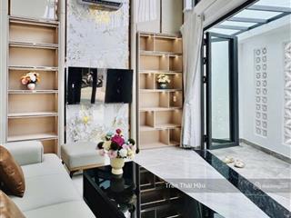 Nhà xây mới 5 tầng, gần cv làng hoa, full nội thất, chỉ 5.x
