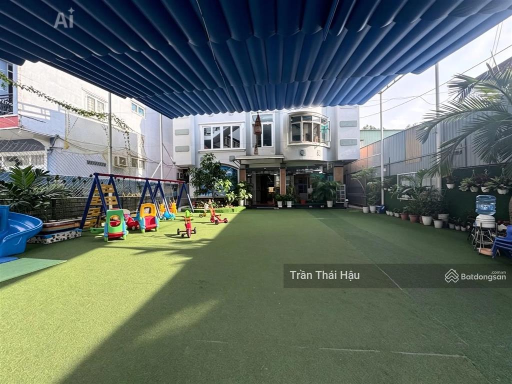 Trường mầm non, mặt tiền, gò vấp, 600m2, ngang to 15m, 3 tầng, dòng tiền