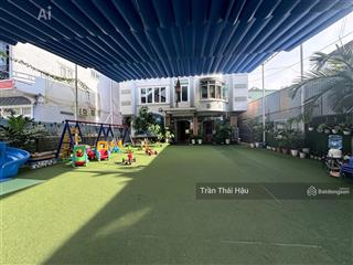 Trường mầm non, mặt tiền, gò vấp, 600m2, ngang to 15m, 3 tầng, dòng tiền