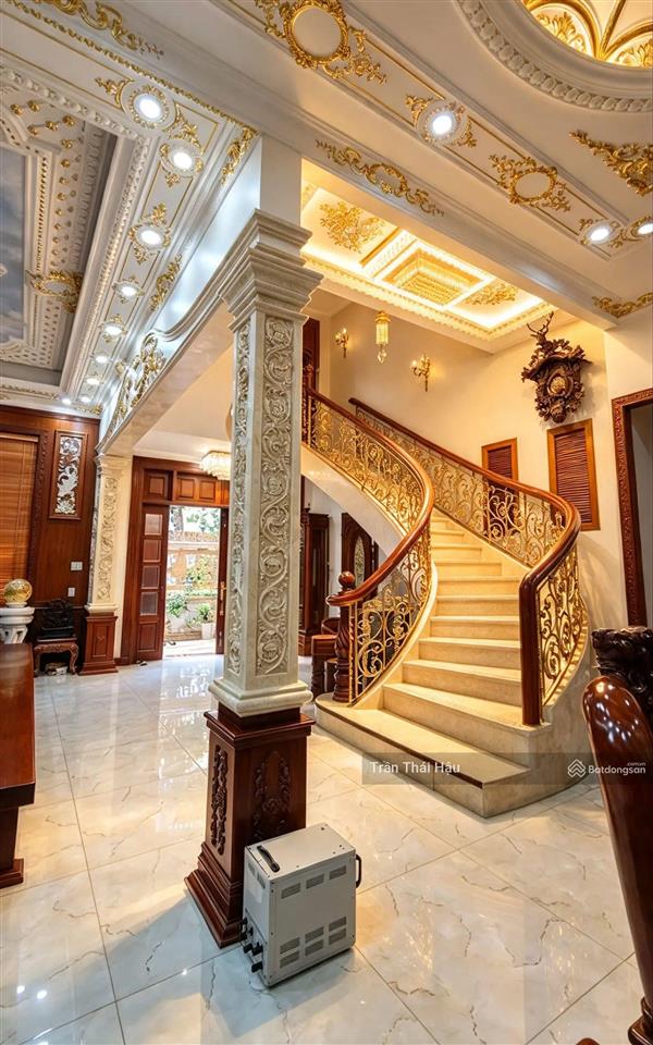 Biệt thự dát vàng, khu vip, biệt thự an lộc siêu vip, 240m2, 4 tầng, nguyễn oanh, 32,2