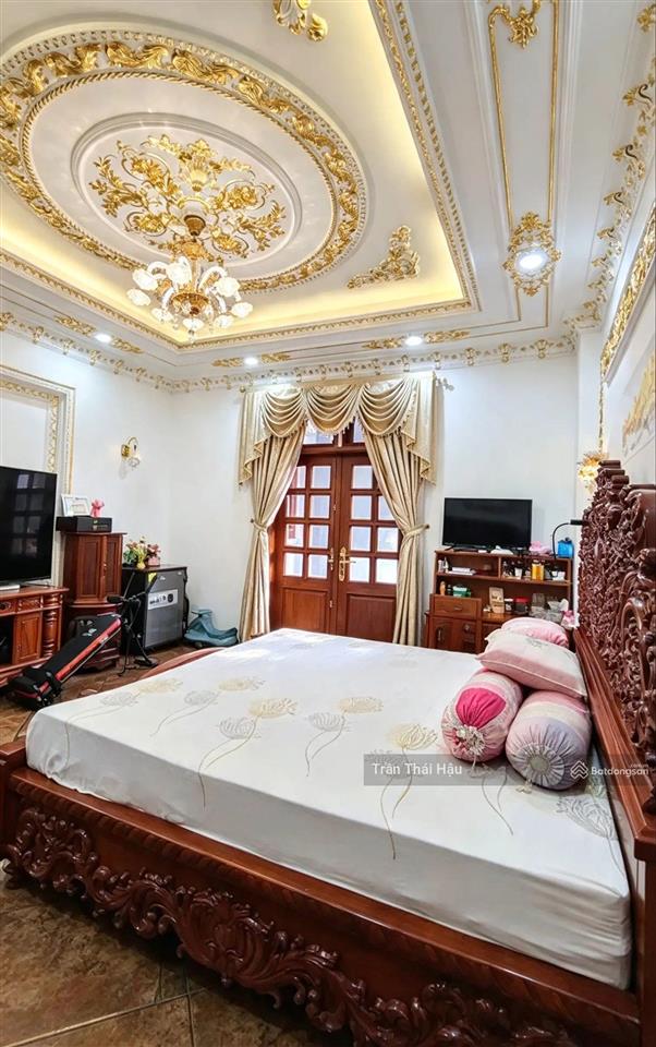Biệt thự dát vàng, khu vip, biệt thự an lộc siêu vip, 240m2, 4 tầng, nguyễn oanh, 32,2