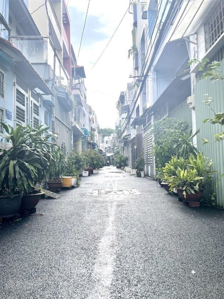Ngay công viên làng hoa  ngang 4m, hẻm nhựa 4m khu phân lô cao tầng lê văn thọ