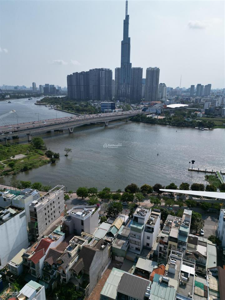 Đất xây hầm 7 tầng làm văn phòng, chdv sát ga metro tđ. view sông sg + landmark. dt 206,6m2  39 tỷ