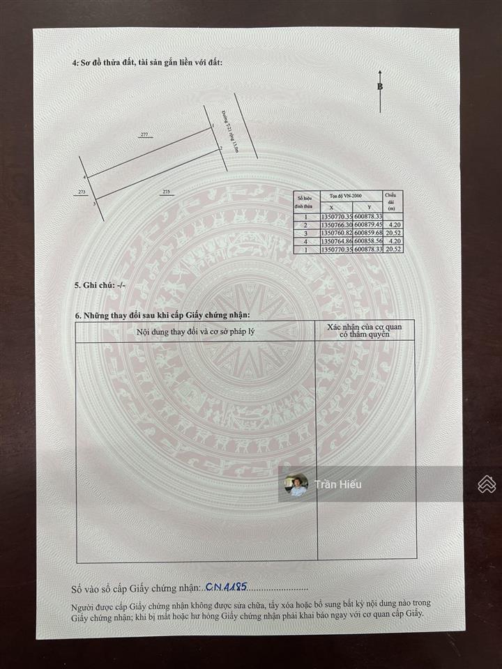 Trục đường t12 còn 1 lô đẹp 100m² (ngang 5m) có sổ hồng cá nhân yên tâm mua đầu tư để dành. lvcc