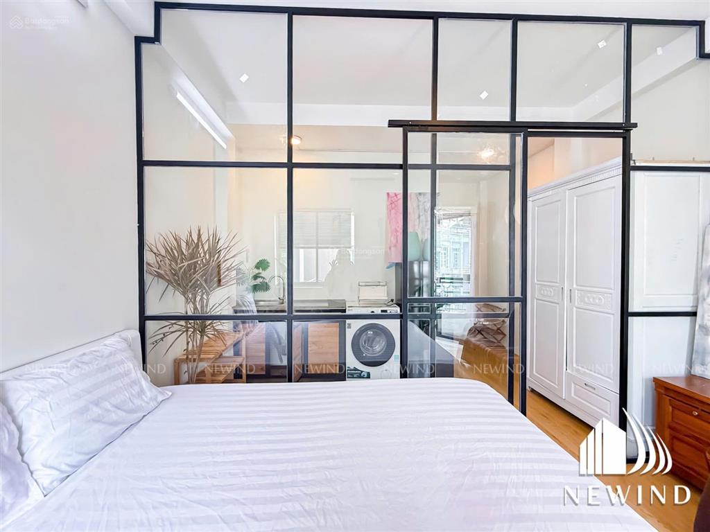 Căn hộ mới 100% quận 4  1pn tách bếp/ban công  full nội thất  sát bên quận 1  ưu đãi 500k