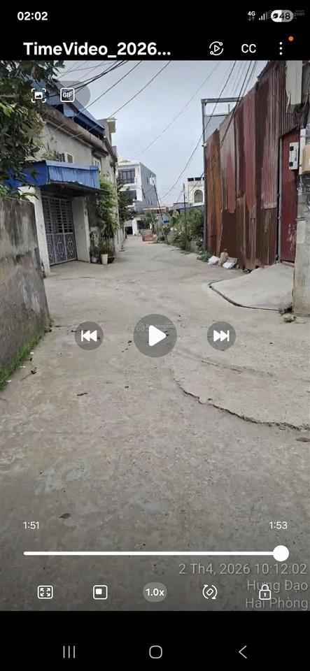 Bán đất tặng nhà cấp 4. dt 200m² (136m² thổ cư)